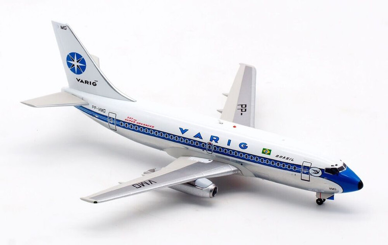 Inflight200 Varig Boeing 737-200 PP-VMG With Stand IF732RG0822P 1:200