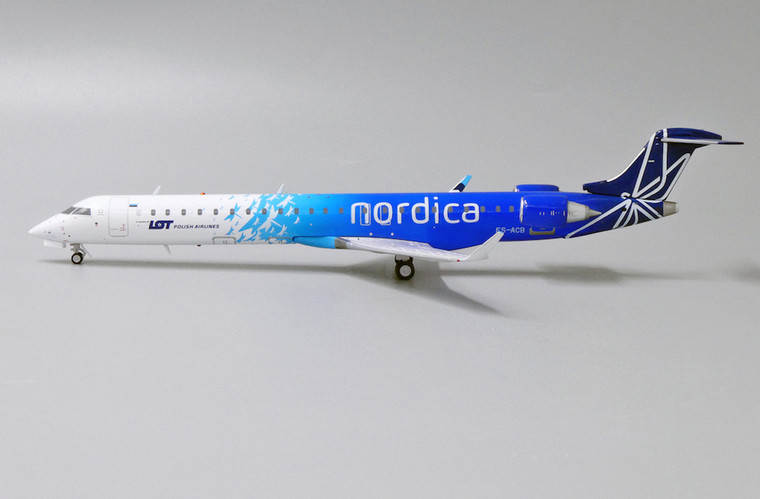 JC Wings LOT Polish Airlines (Nordica Livery) Bombardier CRJ900ER ES-ACB JC2LOT366 1:200