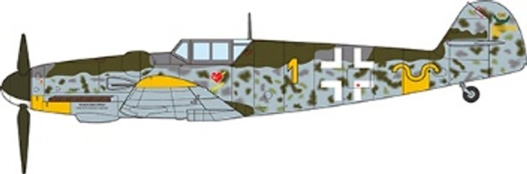 JC Wings BF 109G-6 Erich Hartmann Luftwaffe JG 52 1943 JCW-72-BF109-001 1:72