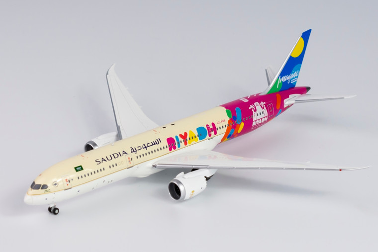 NG Model Saudi Arabian Airlines 787-9 Dreamliner (Riyadh Season) HZ-ARB 55081 1:400