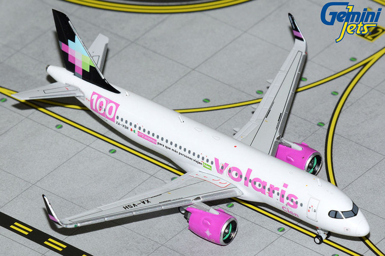 Gemini Jets Volaris A320neo "100 Aviones" XA-VSH GJVOI2132 1:400