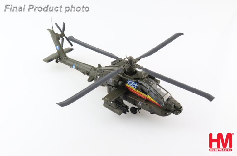 Hobby Master AH-64DHA Longbow HH1214W ES 1031, Hellenic Army, Tatoi Airport, Greece, 2014 1:72