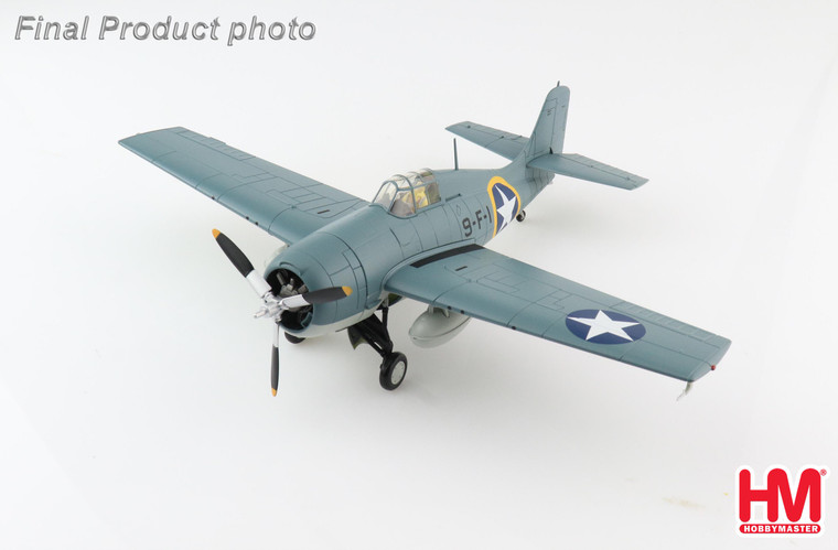 Hobby Master F4F-4 Wildcat HA8907W Lt. DCdr. John Raby, VF-9, USS Ranger, Operation Torch, Nov 1942 1:48