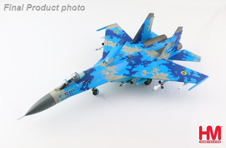 Hobby Master Su-27 Flanker B HA6015W Blue 58, Ukrainian Air Force 1:72
