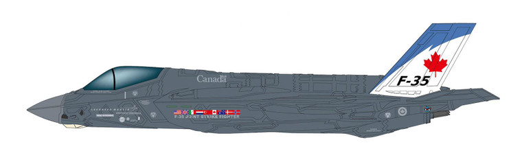 Hobby Master F-35A Lightning II HA4429W CAF (mock-up), Canada Aviation and Space Museum, Ottawa, 2010 1:72