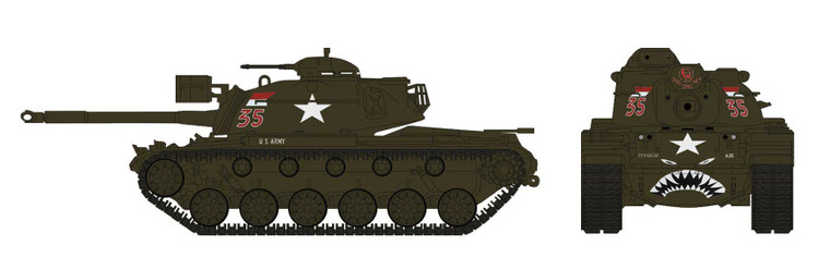 Hobby Master M48A3 Patton HG5509W 1st Squadron, 10th Cavalry Rgt., War of Vietnam 1:72