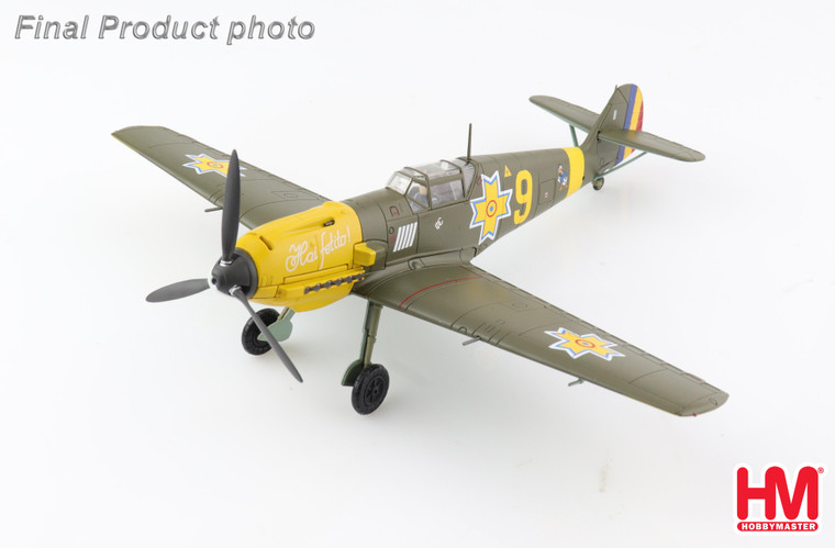 Hobby Master BF 109E-3 HA8721W No.9, Lt. loan Di Cesare, Grupul 7, Romanian AF, Karpovka-Stalingrad, Nov 1941 1:72