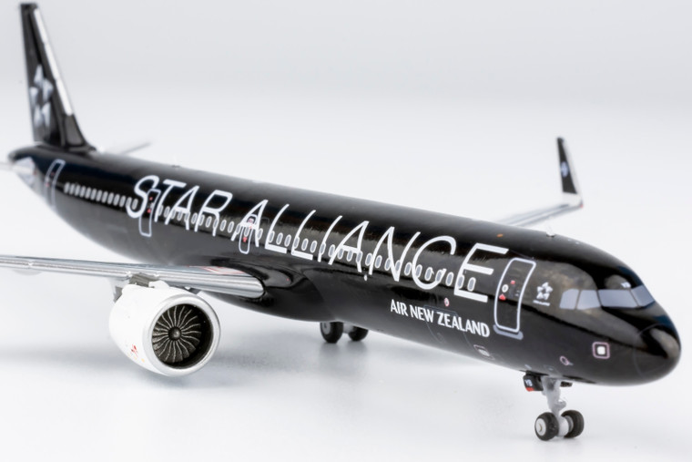 NG Model Air New Zealand Star Alliance (black) A321neo ZK-OYB