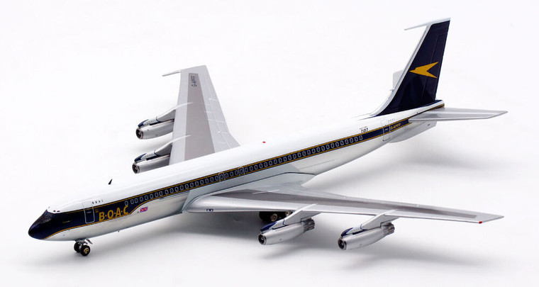 Inflight200 BOAC G-APFF Boeing 707-436 with stand and collectors coin polished ARDBA29P 1:200