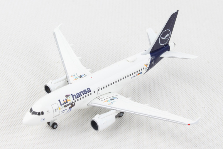 HERPA LUFTHANSA A319 1/500 LU - Diecast Airplane Store