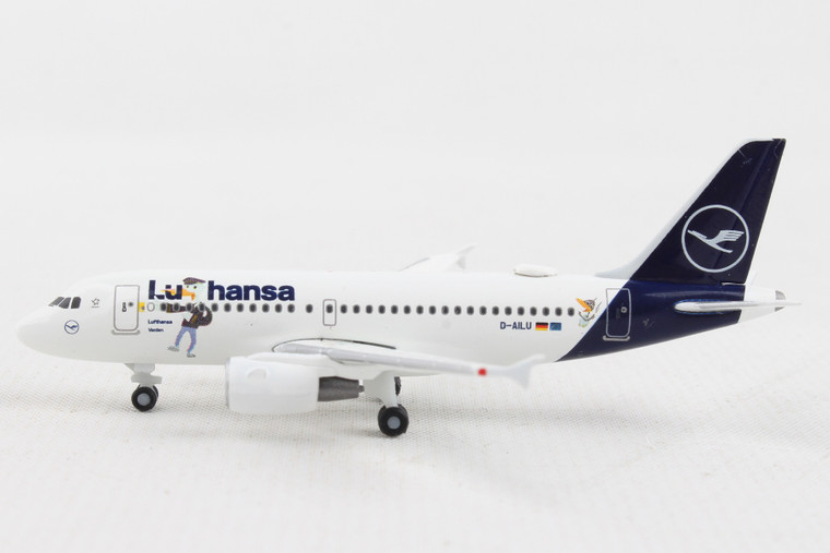 HERPA LUFTHANSA A319 1/500 LU - Diecast Airplane Store