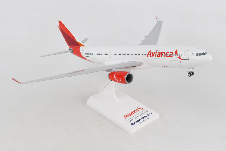 Skymarks AVIANCA A330-200 1/200 W/GEAR NEW LIVERY