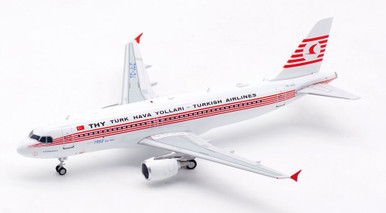 Turkish Airlines Airbus A320-214 TC-JLC RETRO COLOURS with stand