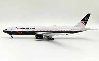 Inflight200 British Airways Boeing 777-236 G-ZZZA with stand and