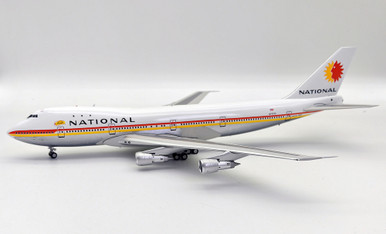 Inflight200 National Airlines Boeing 747-135 N77773 with stand