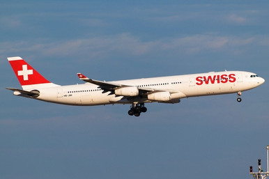 Swiss Airbus A340-300 HB-JMI PH11808 1:400