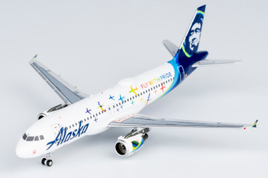 セール中～アラスカ航空 A320 LGBT特別塗装Gemini200 NG Models Alaska Airlines A320-200 fly with pride cs N854VA 15018