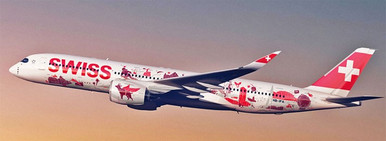 Aviation400 Swiss Airbus A350-941 HB-IFA detachable gear AV4324 1:400