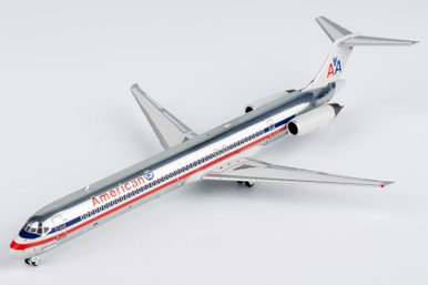 NG Model American Airlines MD-82 N9627R with Flag Tulsa Ⅱ