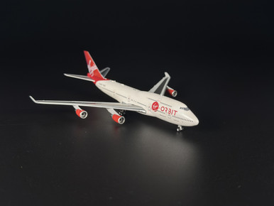 JC Wings Virgin Orbit B747-400 N744VG with Wing-mounted Rocket