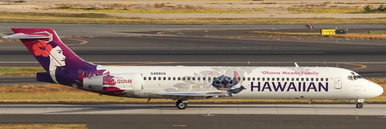 Hawaiian Airlines Boeing 717-200 N488HA Lilo & Stitch XX40814 1:400 Hawaiian Airlines Boeing 717-200 N488HA Lilo & Stitch XX40814 1:400