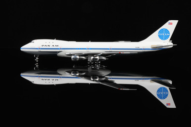 PAN AM B747-100 N735PA 初期塗装 希少 1/400 HX 1:400 HX Models Pan AM B747-100 N747PA N735PA N732PA N733PA 航空機・ヘリコプター