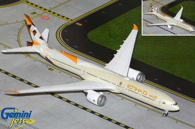 Gemini200 Etihad Airways B777-9 A6-FAA with optional folded