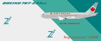 Panda Models Air Canada B767-200 Reg: C-GDSP Z2400-015-25 Scale 1:400