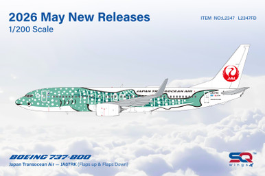 SQ Wings Japan Transocean Air B737-800 Reg: JA07RK Yui Jinbei