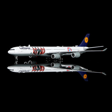 Lufthansa A340-600 Reg: D-AIHZ Bayern Munich Livery YY34617 Scale