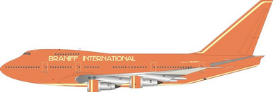 Braniff International Airways Boeing 747SP-27 N606BN with stand and keyring  IF74SPBN1221 1:200