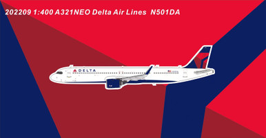 Panda Models Delta Air Lines A321-271NX N501DA 202209 1:400