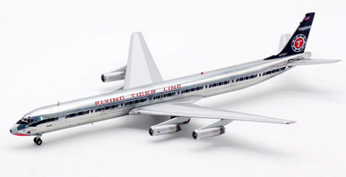 Inflight200 FLYING TIGER LINE DC-8-63F N779FT POLISHED with stand