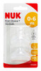 Lucan Pharmacy NUK® First Choice+ Wide Silicone Teat (Size 1) 0-6 Months Small Hole – 2 Teats