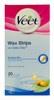 Veet Wax Strips With Easy Grip™ Sensitive Skin - 20 Wax Strips