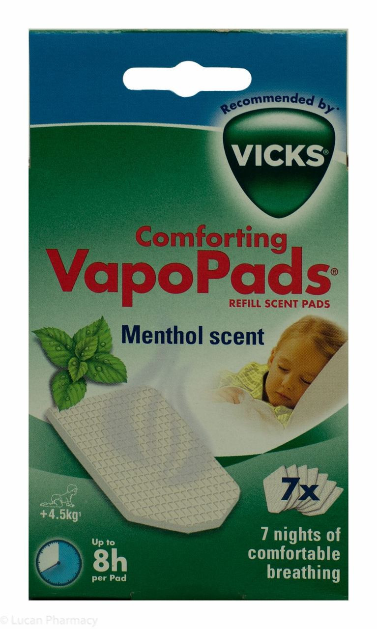 Vicks® Comforting VapoPads Menthol Refill Scent Pads 7 Pack Lucan