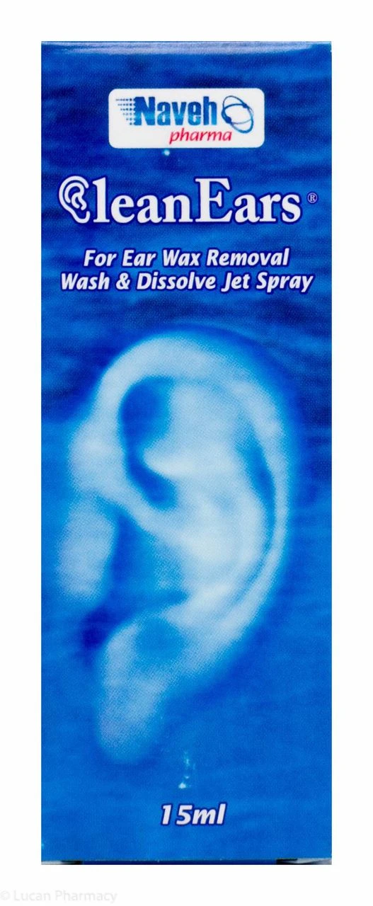 Clean Ears® Ear Wax Removal Wash & Dissolve Jet Spray – 15ml #P - Lucan ...