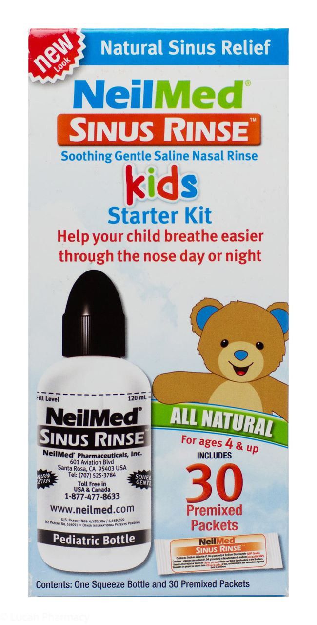 NeilMed® Sinus Rinse Kids Starter Kit 1 Bottle + 30 Sachets Lucan
