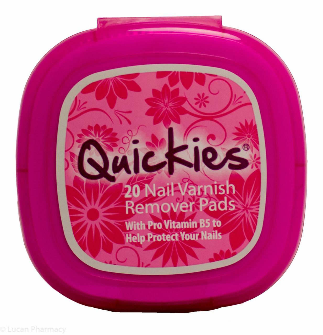 Quickies® 20 Nail Varnish Remover Pads Large Lucan Village Pharmacy