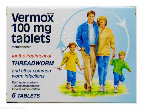 Vermox™ 100mg Tablets – 6 Tablets #P