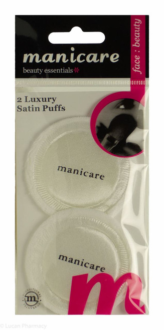 Manicare Luxury Satin Puffs - 2 Pack