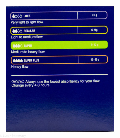 Tampax Compak Super 20s Lucan Village Pharmacy