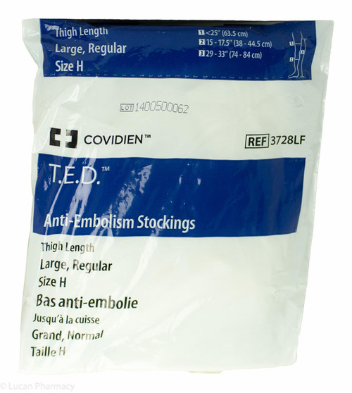 T.E.D.® AntiEmbolism Stockings TED Thigh Length Large Reg (Size H