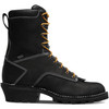 DANNER® LOGGER 8" BLACK WATERPROOF WORK BOOTS 15431