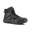 REEBOK SUBLITE CUSHION TACTICAL MEN'S 6" SIDE ZIPPER BLACK BOOTS RB8605