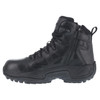 REEBOK BLACK 6" STEALTH BOOT SIDE ZIP COMP TOE BOOTS RB8674