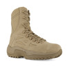 REEBOK DESERT TAN 8" STEALTH BOOT SIDE ZIP COMP TOE BOOTS RB8894