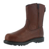 IRON AGE HAULER BRN 10" WELLINGTON INT MET SIDE ZIP COMP TOE BOOTS IA0195