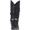 DINGO OLIVIA 10" BLACK LEATHER WOMEN'S WESTERN BOOTS DI 522