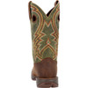 REBEL™ BY DURANGO® DARK CHESTNUT AND HUNTER GREEN BOOTS DDB0390